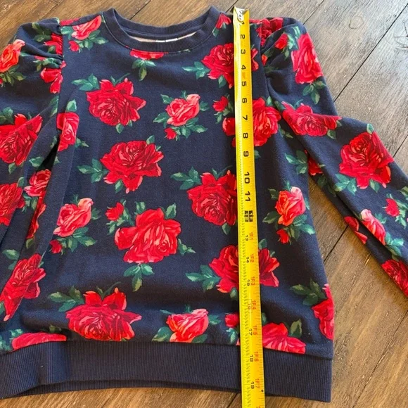 American Girl x Janie and Jack Wrapped in Roses Party Top 12 Puff Sleeves - Picture 7 of 8